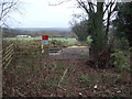 Farm level crossing over the Leeds to Harrogate Line