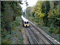 Up train between Blackheath and Lewisham