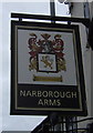 Sign for the Narborough Arms, Narborough