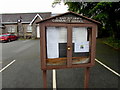 St Mary Out Liberty Community Council noticeboard, New Hedges, Pembrokeshire