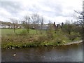 NS5325 : River Ayr, Catrine by Richard Webb
