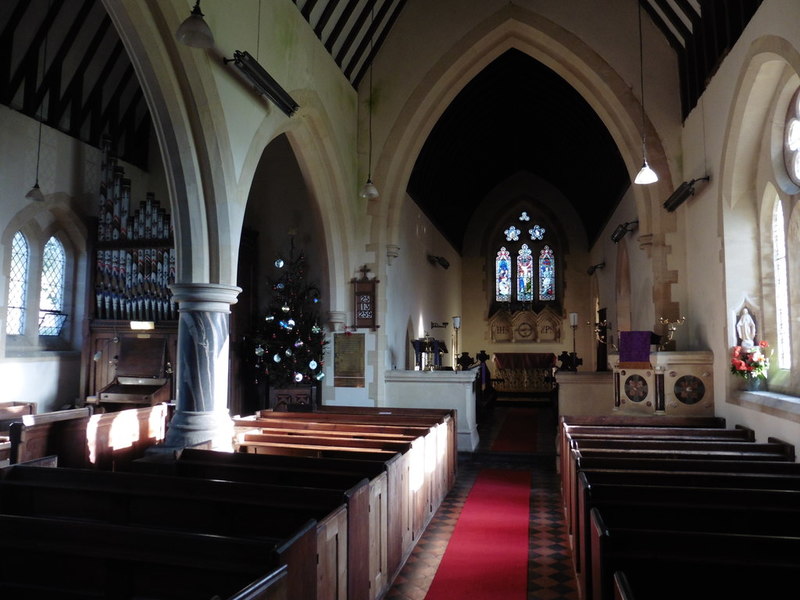 Interior, Church of St Simon and St Jude © Roger Cornfoot :: Geograph ...