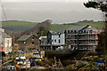 New apartments on Brunswick Wharf, besides the River Yeo, nearing completion