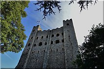 TQ7468 : Rochester Castle: The Keep by Michael Garlick