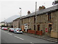 Queen Elizabeth II postbox in a Pontywaun house wall