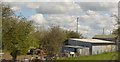 Corrugated shed