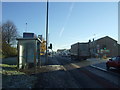 Bus stop and shelter on Higher Eanam, Blackburn