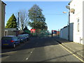 Road towards St Nicholas Church of England Primary School