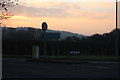 Dawn at Station Road roundabout, Bow Brickhill