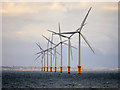 SD1901 : Wind Turbines in Liverpool Bay by David Dixon