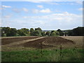 Ploughing in the stubble, Exton