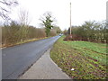 Looking north on Cuckfield Road from drive