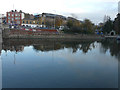 Looking east-northeast across the River Medway