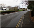 B4591 diverges from the A467, Abercarn