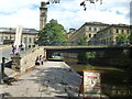 Saltaire: Canal bridge and Salts Mill