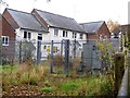 Sub-station and houses