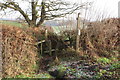 Stile on the path to Woodmill