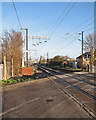 Fen Road level crossing and Cambridge North