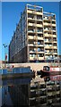 Cotton Fields Wharf Apartments under construction in Ancoats, Manchester