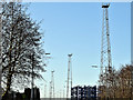 Quay lights, Belfast harbour estate (December 2016)