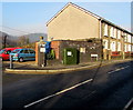 Newport Road telecomms cabinet, Cwmcarn