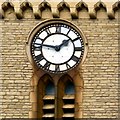 SJ9295 : Christ Church clock by Gerald England
