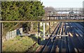 Looking towards Romford from a footbridge