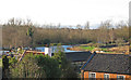 TM4190 : Looking over the rooftops to the Waveney from Beccles Churchyard by Roger Jones