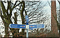 National Cycle Network sign, Mossley, Newtownabbey (December 2016)