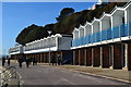 Beach huts near Flag Head Chine