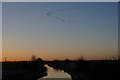 SD3800 : Geese over the canal at Melling by Mike Pennington