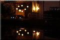 Lamps reflected in the canal, Bell