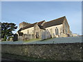 St Mary, Oxted: a frosty churchyard (a)