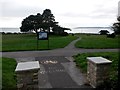 Bournemouth: the emergence of footpath B04 onto the West Cliff