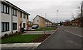 New build houses along Heathcott Road