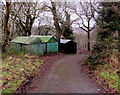 Lockup garages, Llanfach, Abercarn