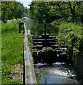 Weir and derelict lock 15 on the Grantham Canal