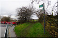 Footpath junction by Healey Old Mills