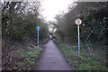 Former railway line off Newby Farm Road