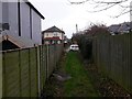 SZ1392 : West Southbourne: footpath H10 nears Stamford Road by Chris Downer