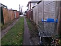 SZ1392 : West Southbourne: abandoned trolley on footpath H13 by Chris Downer