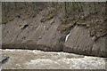 NY2824 : Flood erosion: Greta Gorge by John Carter