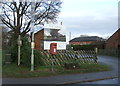 Elizabeth II postbox on Main Street, Hutton Cranswick