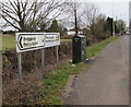 Bridgend Road telecoms cabinet in the outskirts of Porthcawl