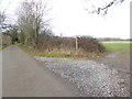 TQ2119 : Footpath junction at Ewhurst Manor by Shazz