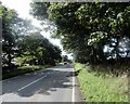 Looking west along the A68