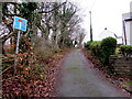 No through road sign, Twyn Road, Llanfach, Abercarn