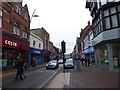 Traffic lights in Upper Brook Street