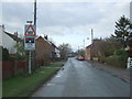 Approaching the level crossing on Station Road