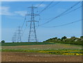 Power lines on the edge of Grantham